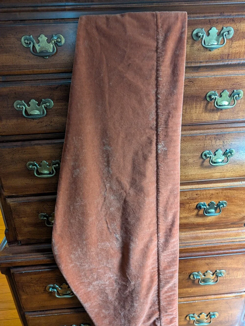 Brick Colored - Sueded Velvet Set